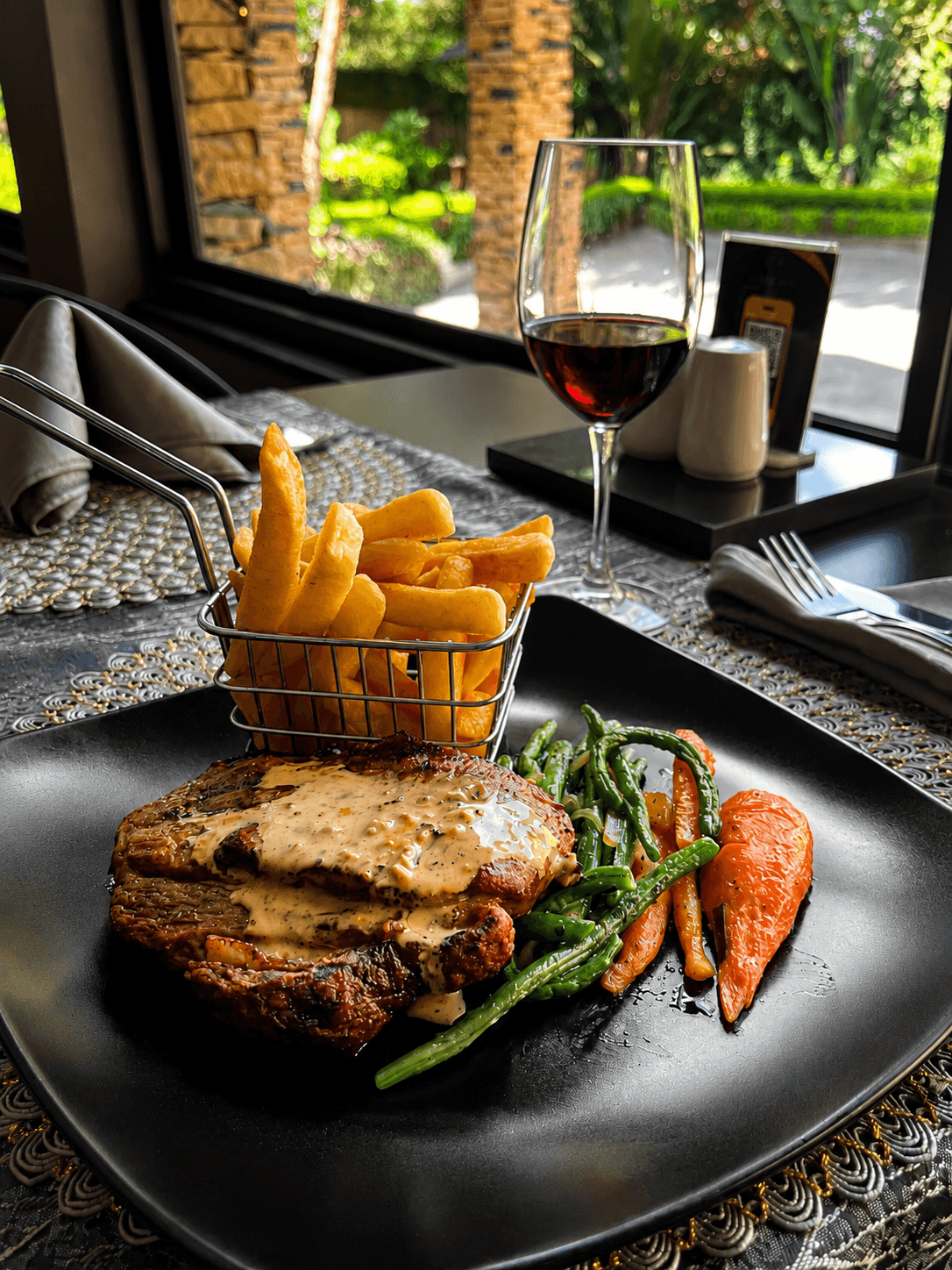 Sirloin Steak on the Khonde